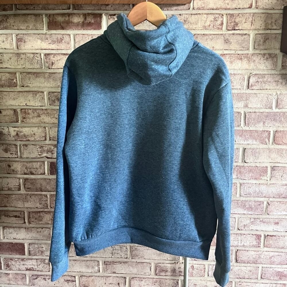 NWOT: Sweatshirt Hoodie Women's M Blue Gray Mountains Outdoors Sunrise (J488) - Picture 2 of 7